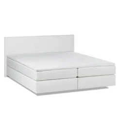 Lit Boxspring Ramona VI Imitation Cuir -Promos Déco Vestiaire Boutique boxspringbett ramona vi 180 x 200cm weiss 3977080