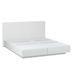 Lit Boxspring Ramona VI Imitation Cuir -Promos Déco Vestiaire Boutique boxspringbett ramona vi 180 x 200cm weiss 3977088