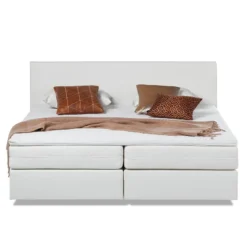 Lit Boxspring Ramona VI Imitation Cuir -Promos Déco Vestiaire Boutique boxspringbett ramona vi 180 x 200cm weiss 3977092