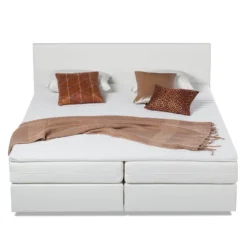 Lit Boxspring Ramona VI Imitation Cuir -Promos Déco Vestiaire Boutique boxspringbett ramona vi 180 x 200cm weiss 3977100