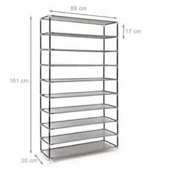 3x Meubles à Chaussures Anthracite -Promos Déco Vestiaire Boutique c046e3903b7b4415bf1b2a7b6fb21c2b