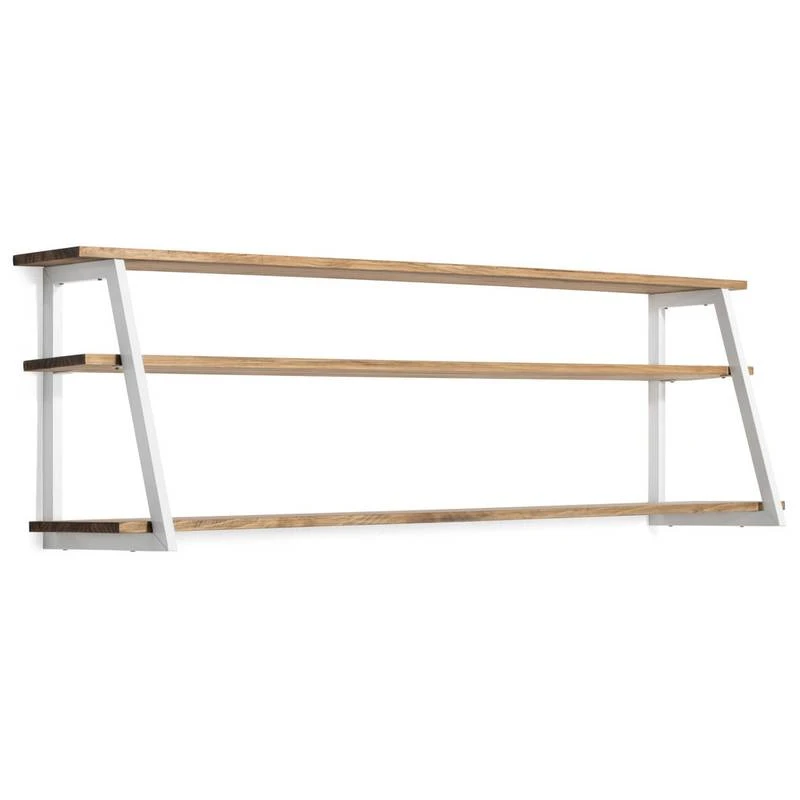 Étagère Polygonal Ascendant 160x35 Blanc 1 Étagère Polygonal Ascendant 160x35 Blanc