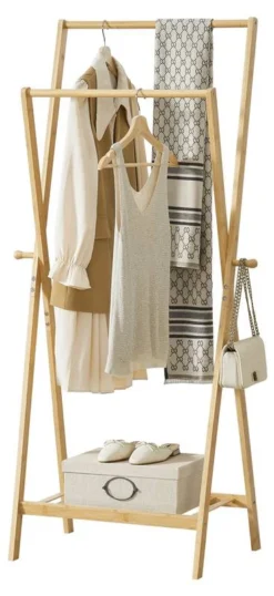 Portant à Vêtements Keitele Bambou