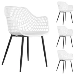 Chaises LUCIA (Lot De 4) -Promos Déco Vestiaire Boutique c7fba25ea10f4f6f84e4ea07667739dc