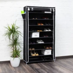 3x Meubles à Chaussures Anthracite -Promos Déco Vestiaire Boutique ca347594ae2d4aa98b20ab5f53bf7707
