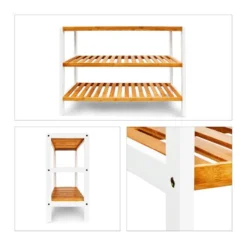 Étagère à Chaussures Bambou -Promos Déco Vestiaire Boutique caaa852c4957477c9fa607c8e5a1dba4