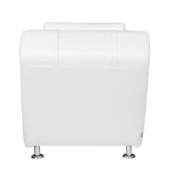 Chaise Longue De Relaxation Califfo -Promos Déco Vestiaire Boutique califfo relaxsessel kunstleder weiss 1304125