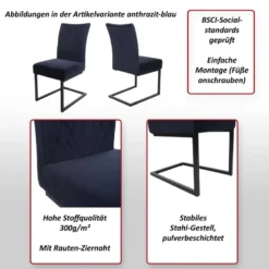 Chaises Cantilever HWC-L15 (lot De 2) -Promos Déco Vestiaire Boutique cc67e6a96fdf4cecbb4b5690375d9510