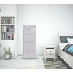 Meuble à Chaussures KIBO 4 Compartiments -Promos Déco Vestiaire Boutique cdf2082b947547e185b8973982f52aef