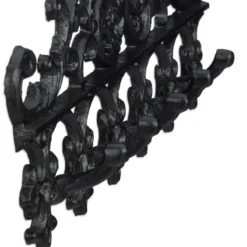 2x Porte-manteau Mural En Fonte Noir -Promos Déco Vestiaire Boutique cdff6a18e99744bfa33a80f704eb1ffc