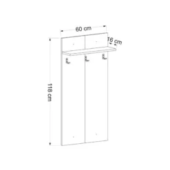 Portemanteau Farsø Blanc -Promos Déco Vestiaire Boutique cff98a06c1ca45deb540053348537485