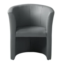 Fauteuil Cocktail Sinclair -Promos Déco Vestiaire Boutique cocktailsessel sinclair kunstleder grau 5141472