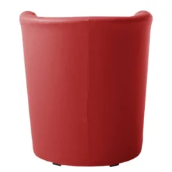 Fauteuil Cocktail Sinclair -Promos Déco Vestiaire Boutique cocktailsessel sinclair kunstleder rot 5141552