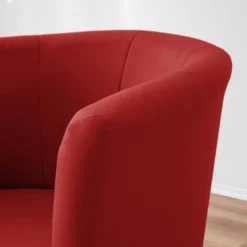 Fauteuil Cocktail Sinclair -Promos Déco Vestiaire Boutique cocktailsessel sinclair kunstleder rot 5141560