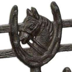 Portemanteau Marron Design Chevaux -Promos Déco Vestiaire Boutique d2643f78806c48f3b5bd4e96a08d07b9