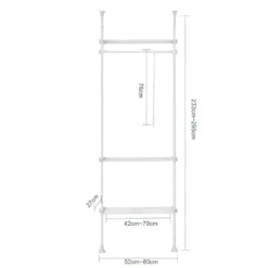 Rangement Pour Vêtement KLS07-W -Promos Déco Vestiaire Boutique d280ea1b0915484b9f5d33a24e29f03d