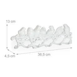 Portemanteau Blanc Design Oiseaux -Promos Déco Vestiaire Boutique d40a75bf5a5d4483ad49ae79a8190b0e