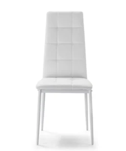 Set De 4 Chaises Chelsea Tapissées Blanc -Promos Déco Vestiaire Boutique d55574ecbe8144aa8126dd8fed8ca305