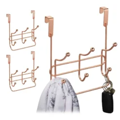 3x Porte-manteaux Avec 3 Crochets Double -Promos Déco Vestiaire Boutique d6375e56d93c427987e0faab992566bd
