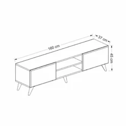 Meuble TV Grindsted à Portes -Promos Déco Vestiaire Boutique d760151d262b4ba5a8dba96f536d98e7