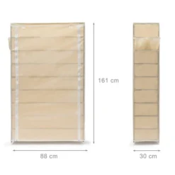 Meuble à Chaussures VALENTIN Tissu Beige -Promos Déco Vestiaire Boutique d8357069c82c444080af41bb94bc6788 1