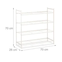 Étagère à Chaussures Empilable 4 Niveaux -Promos Déco Vestiaire Boutique d9ae50e1358e4691b4d20f1ab20dbeca