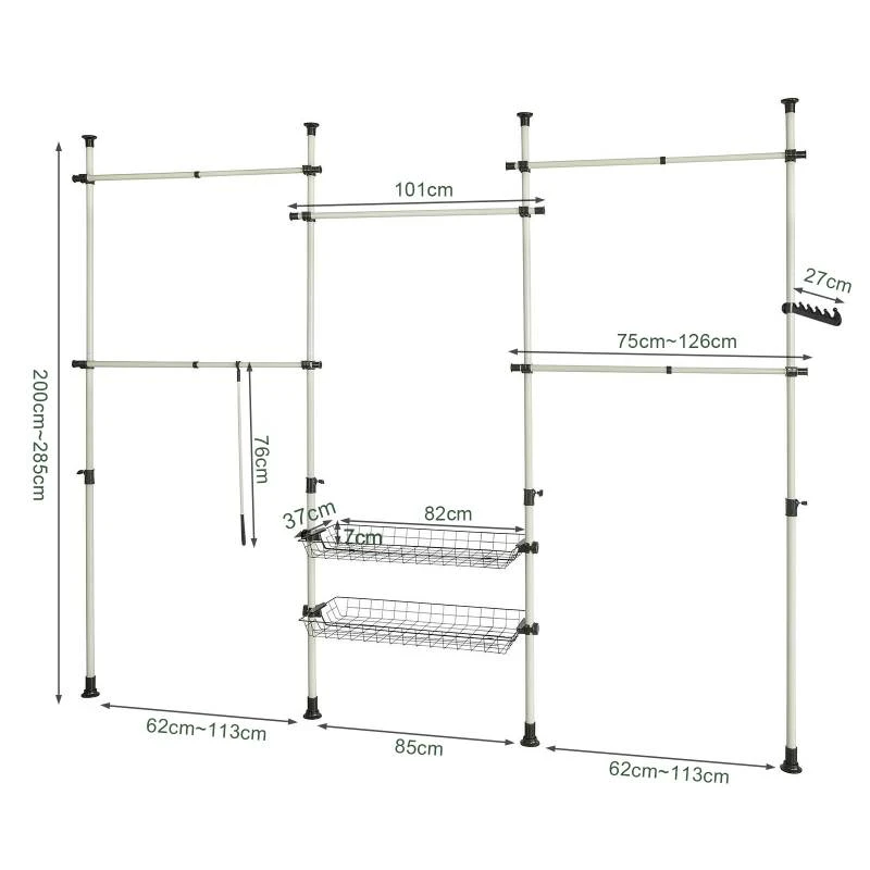 Support Pour Vêtement KLS04-SCH 15 Support Pour Vêtement KLS04-SCH – Image 15