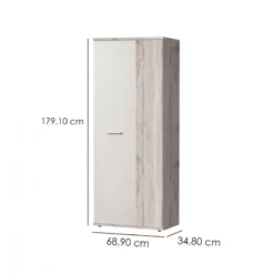 Meuble à Chaussures 2 Portes Béton CLASS -Promos Déco Vestiaire Boutique de599c57e8ef4d9b819daa6139c8846a
