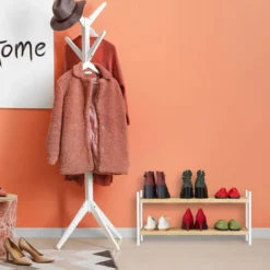 Etagère Chaussures Avec 2 Niveaux -Promos Déco Vestiaire Boutique df8b87069a0743f2822ddaafaf90b412