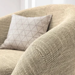 Fauteuil Pivotant Marvin -Promos Déco Vestiaire Boutique drehsessel marvin strukturstoff creme 4904948