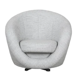 Fauteuil Pivotant Marvin -Promos Déco Vestiaire Boutique drehsessel marvin strukturstoff silber 1756354
