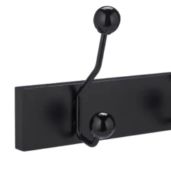 Portemanteau Mural à 5 Crochets Noir -Promos Déco Vestiaire Boutique e422a49dae404c9da249341469b28aad