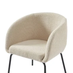 Fauteuil BELEM En Tissu Bouclette Blanc 34 Fauteuil BELEM En Tissu Bouclette Blanc -Promos Déco Vestiaire Boutique e5085f09b9784c6eac0c5f706b3dc349