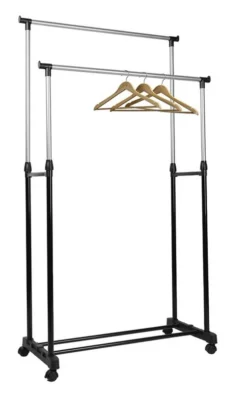 Portant A Vêtements Double