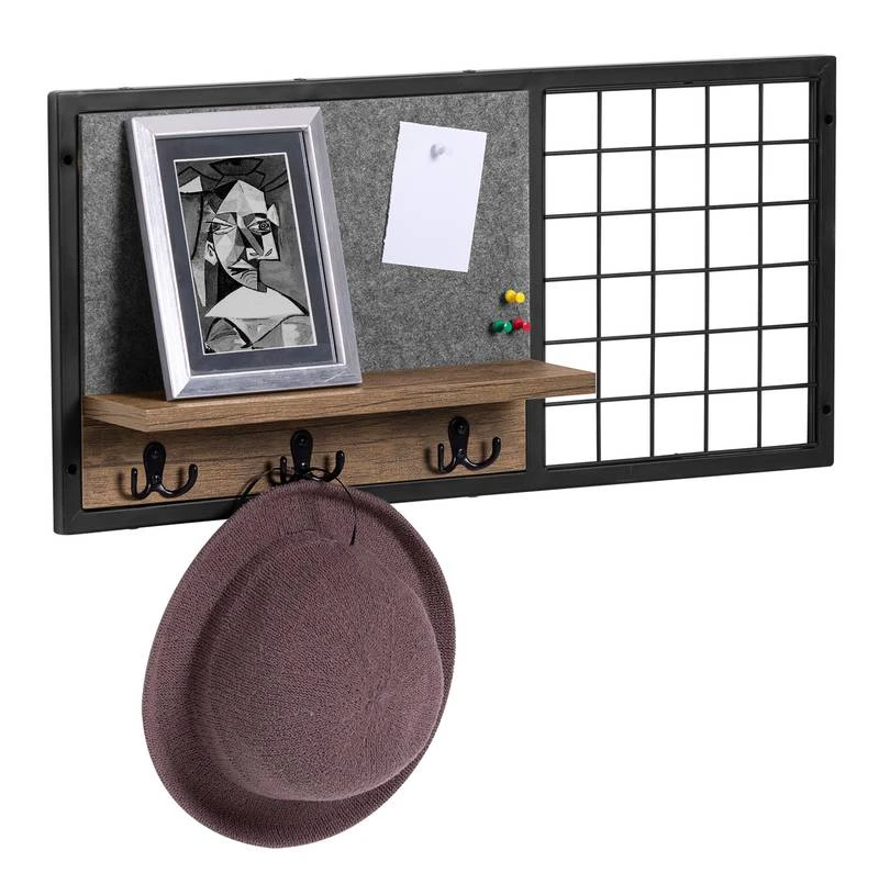 Étagère Murale Avec Tableau Mémo FHK20-N 1 Étagère Murale Avec Tableau Mémo FHK20-N