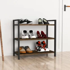 Étagère à Chaussures Sømna à 3 Niveaux -Promos Déco Vestiaire Boutique e8cf69eead5c4d329869a50c8e30cf71