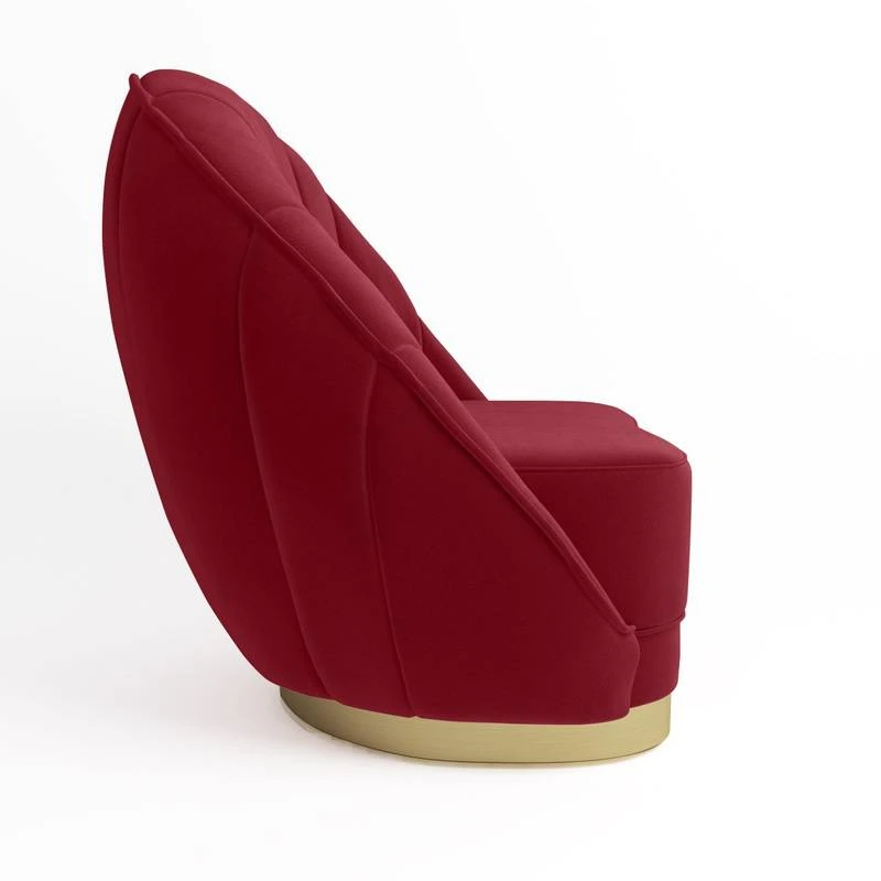 Fauteuil BETTY Bordeaux 3 Fauteuil BETTY Bordeaux – Image 3