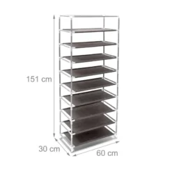 Armoire à Chaussures En Tissu Pliante -Promos Déco Vestiaire Boutique eb251e942c1d456cbc4f90a06a430cda 1