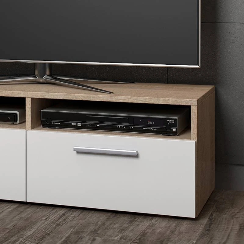 Buffet Bas Diego Sonoma/blanc 5 Buffet Bas Diego Sonoma/blanc – Image 5