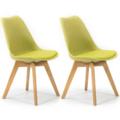Lot De 2 Chaises Klara Vert