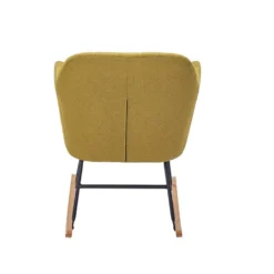 Fauteuil ELSA Tissu Gris Rocking Chair -Promos Déco Vestiaire Boutique ed3a079eedbf4d36a977095d06865214