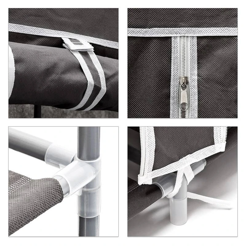 2xArmoire à Chaussures En Tissu Pliante 6 2xArmoire à Chaussures En Tissu Pliante – Image 6