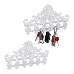 2x Porte-manteau Mural En Fonte Noir -Promos Déco Vestiaire Boutique ee2fa1f716034d20a9aea24a74ce4a80