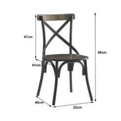 Lot De 2 Chaises HOWARD -Promos Déco Vestiaire Boutique eea1a5637b674c3188ad47bdbc5b5ae7