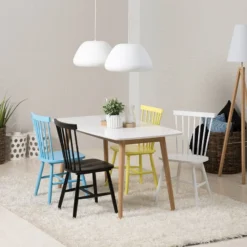 Chaises Jalenas (lot De 2) 30 Chaises Jalenas (lot De 2) -Promos Déco Vestiaire Boutique esszimmerstuhl jalenas 2er set gummibaum massiv weiss 3575721