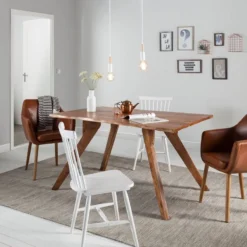 Chaises Jalenas (lot De 2) 22 Chaises Jalenas (lot De 2) -Promos Déco Vestiaire Boutique esszimmerstuhl jalenas 2er set gummibaum massiv weiss 4081388