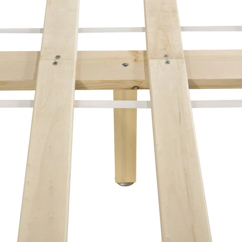 Cadre De Lit Raisio Double En Pin 4 Cadre De Lit Raisio Double En Pin – Image 4