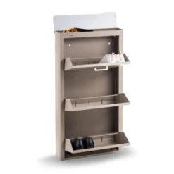 Meuble à Chaussures KIBO 3 Compartiments -Promos Déco Vestiaire Boutique f1d4d104f0b24384914dd923b2de069b