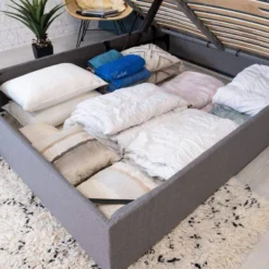 Lit Coffre Gain De Place Savio - Tissu D -Promos Déco Vestiaire Boutique f7be22afb3eb40589cb3b22409bc2f9d