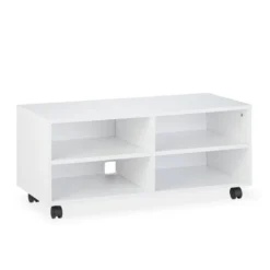 Meuble TV Avec 4 Compartiments Sur Roues 13 Meuble TV Avec 4 Compartiments Sur Roues -Promos Déco Vestiaire Boutique f95214645dd340eba95535e9ab3191a3
